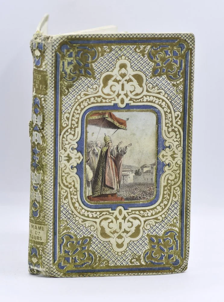 1852年 古書 LE CURÉ DE CAMPAGNE Le Cure de Campagne. French cartonnage edition — BB Antiques